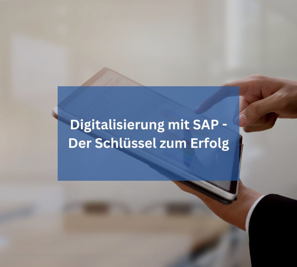 Digitalisierung mit SAP