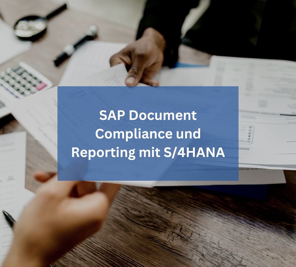 SAP Document Compliance und Reporting mit SAP S/4HANA: Eine umfassende Lösung für Ihr Unternehmen